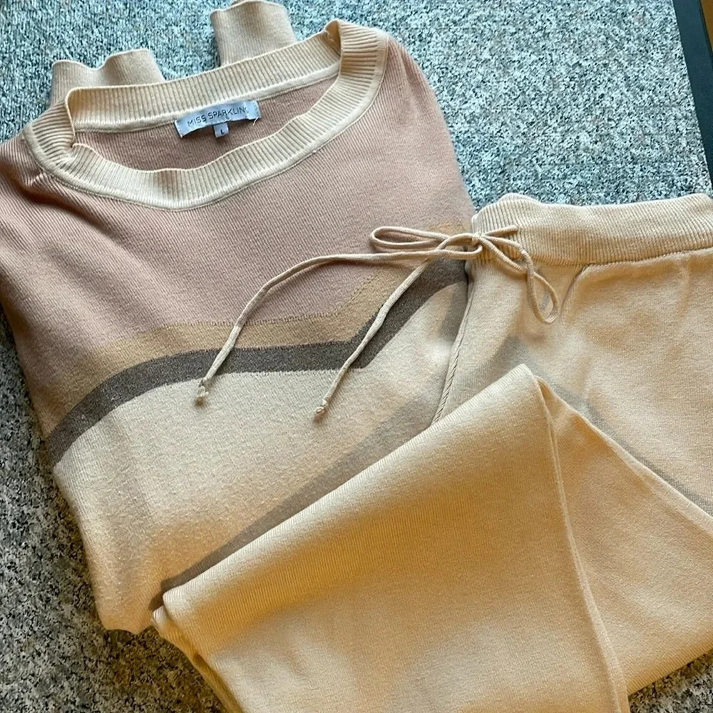 Sweater leisure track suit